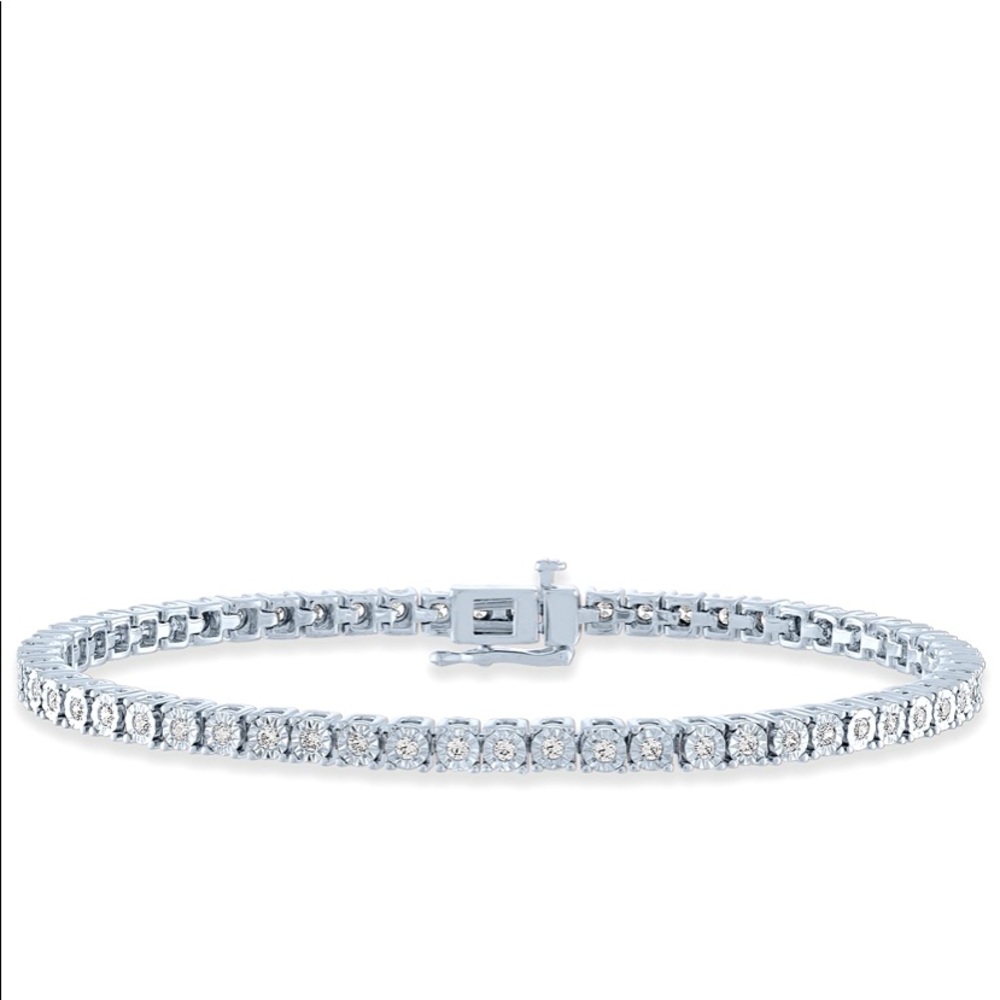 New 1 carat diamonds Tennis bracelet